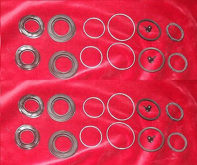 FRONT BRAKE CALIPER REPAIR SEALS KITS x2 (De Tomaso Pantera) (1970- 73 Only)   
